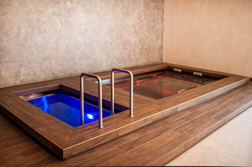 Ochladzovací bazén a luxusná vírivka